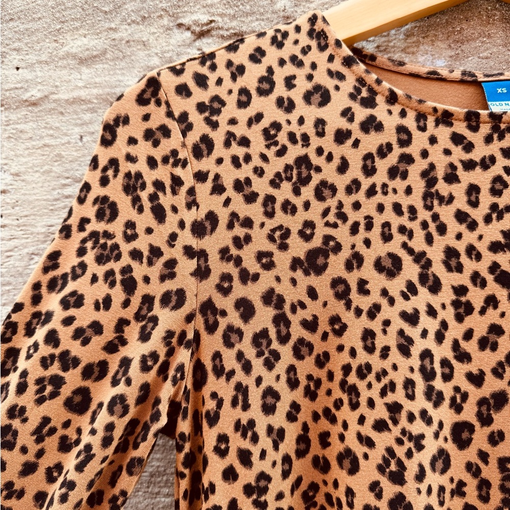 Old Navy Leopard Print Shift Dress